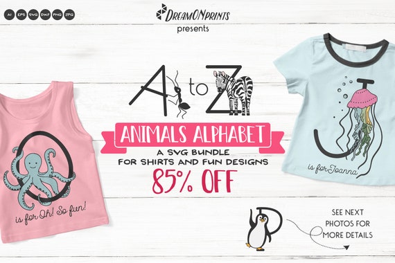 Animals Alphabet SVG | A Fun Monogram Bundle