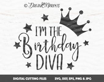 Download Birthday diva | Etsy