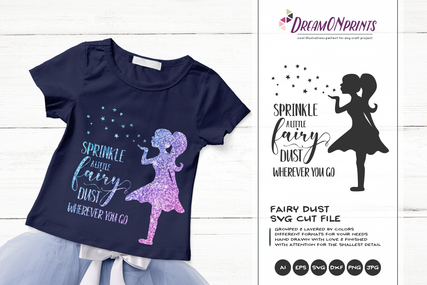 Sprinkle Fairy Dust SVG Cut File Fairy Dust SVG Fairy Cut Etsy