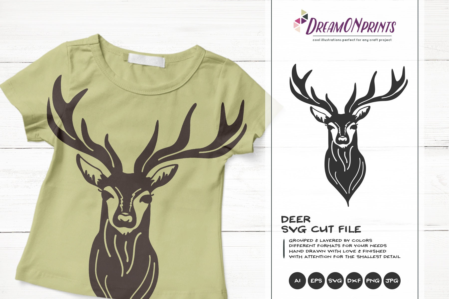 Download Deer SVG, Reindeer Svg Cut Files, Children Svg, Wild Svg, Animals Svg, Reindeer Dxf, DXF Files ...