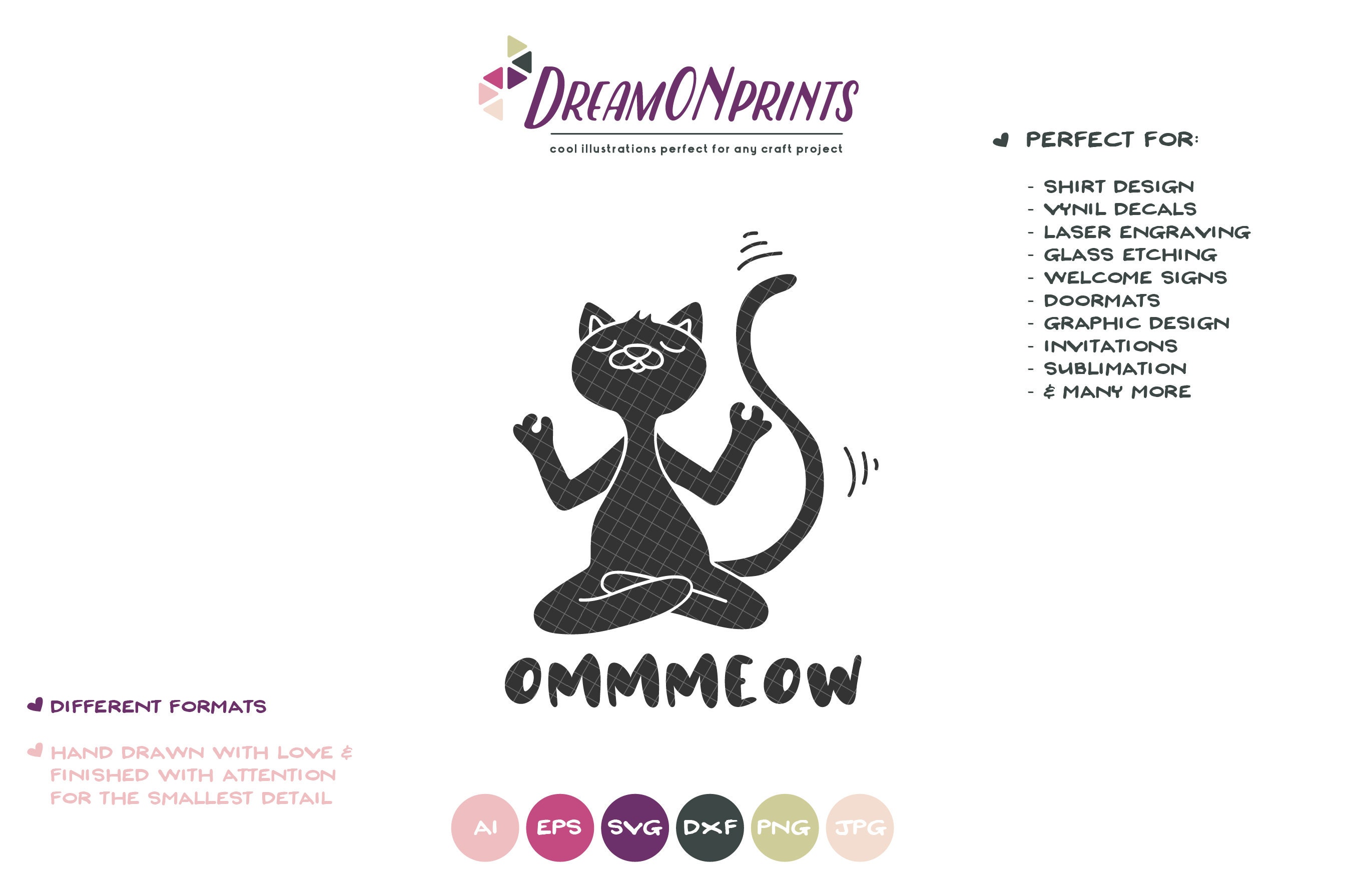 Download Yoga Cat Svg, Meditate SVG, Om Ohm Aum Svg Yoga Svg, Cat Svg Pets, Animals Svg Cute Svg Cut File ...