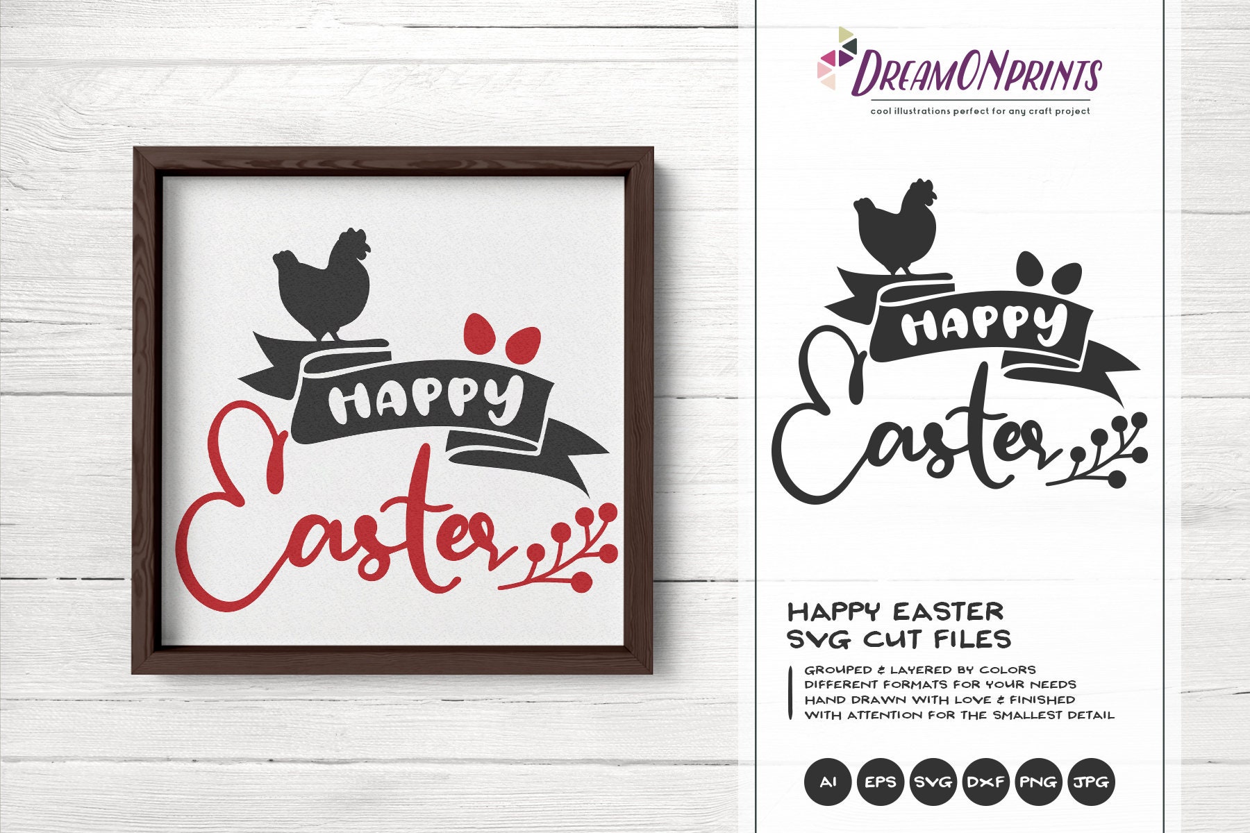 Download Happy Easter Svg Hen With Eggs Svg Funny Easter Svg Cut Files Farmhouse Svg Dxf For Silhouette Svg For Cricut Dop282