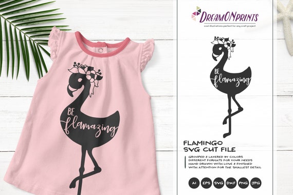 Be Flamazing SVG | Flamingo SVG Design