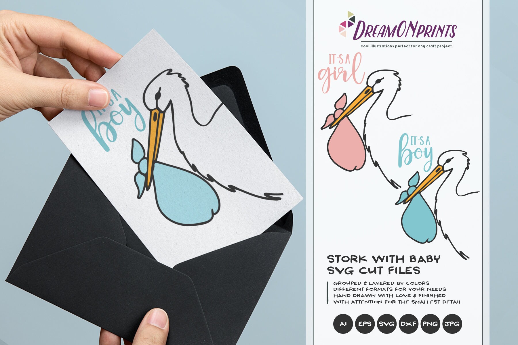 Download Stork Svg It's a Boy SVG, New Born SVG New Baby SVG, It's ...