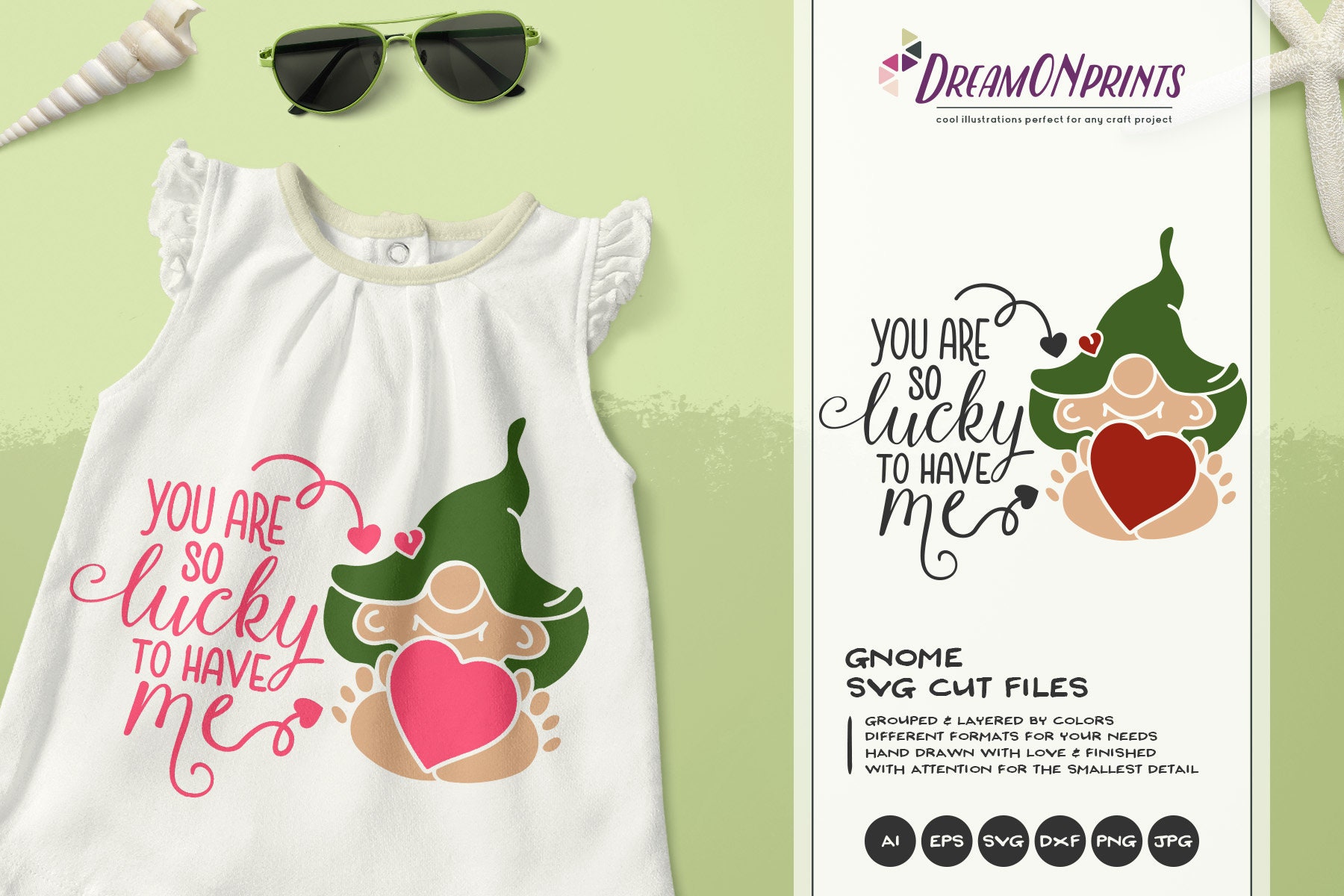 Download Love Gnome Svg Files Lucky To Have Me Svg Gnomes Svg Valentine S Day Svg Elf Dxf Svg For Cricut Silhouette Cutting Machines Dop046