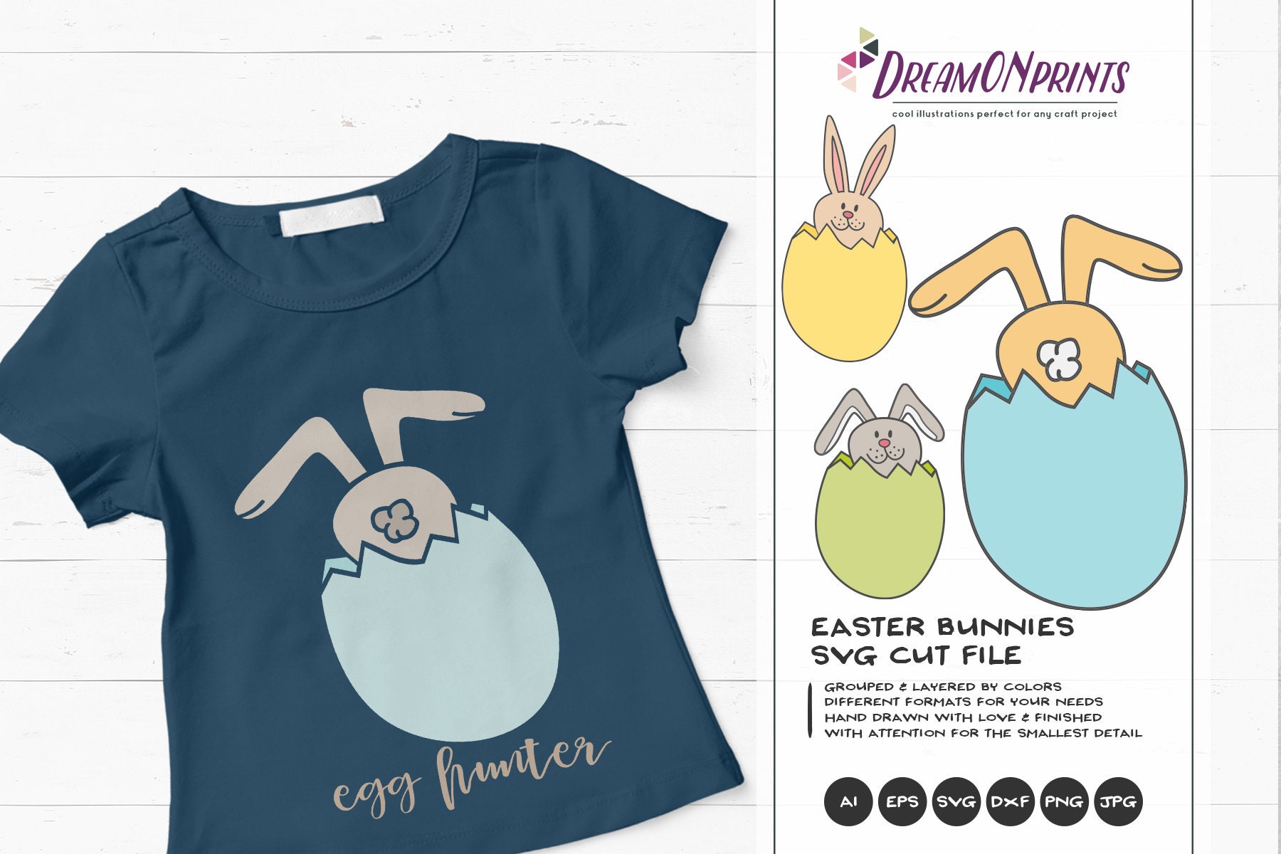 Download Easter Bunny Svg Funny Easter Svg Cut Files Bunny Svg Easter Eggs Dxf Easter Bunnies Svg For Silhouette Svg For Cricut Cut Files Dop036