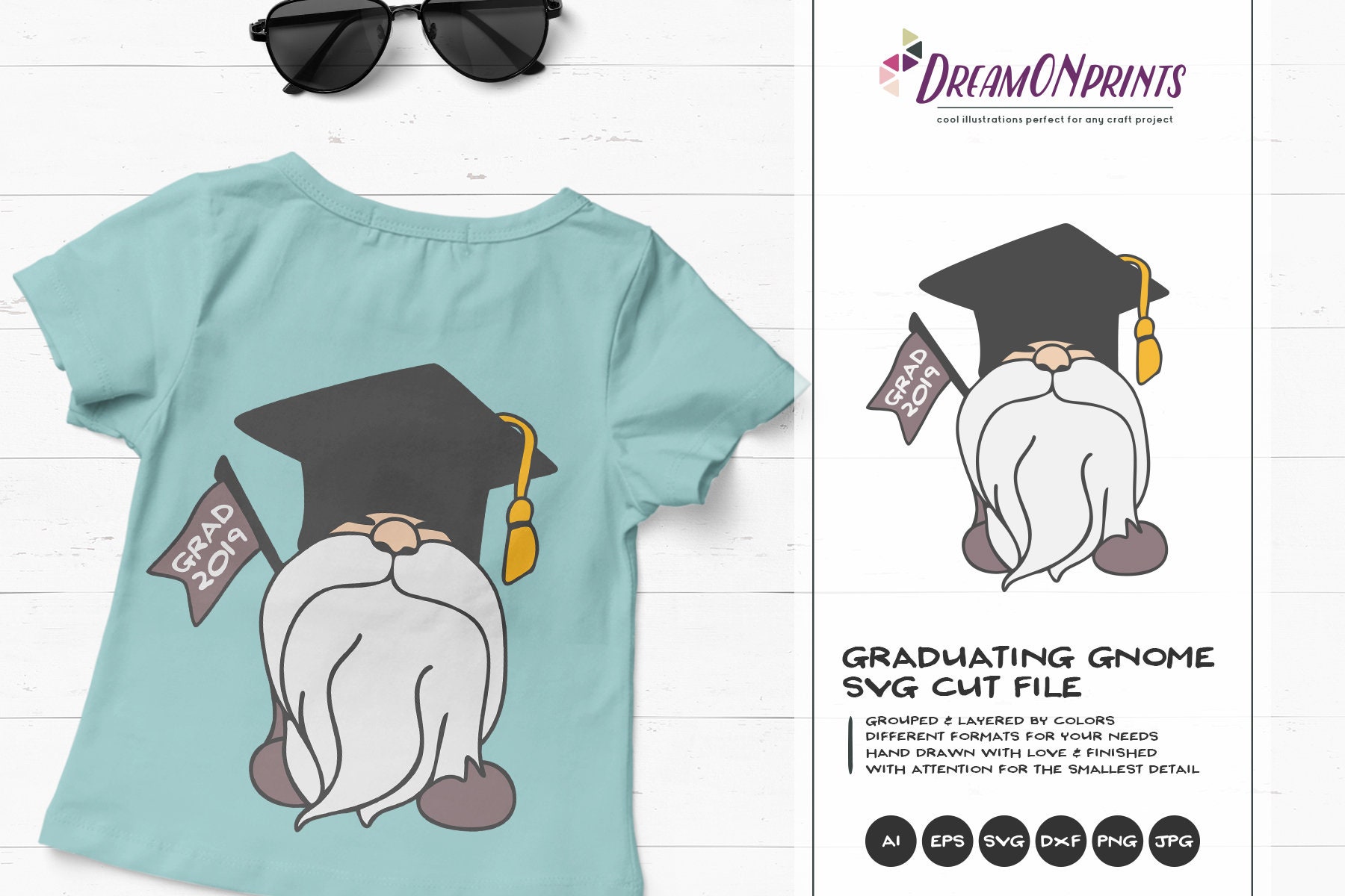 Download Graduation Svg Gnome SVG, End of School Svg, Senior Svg ...
