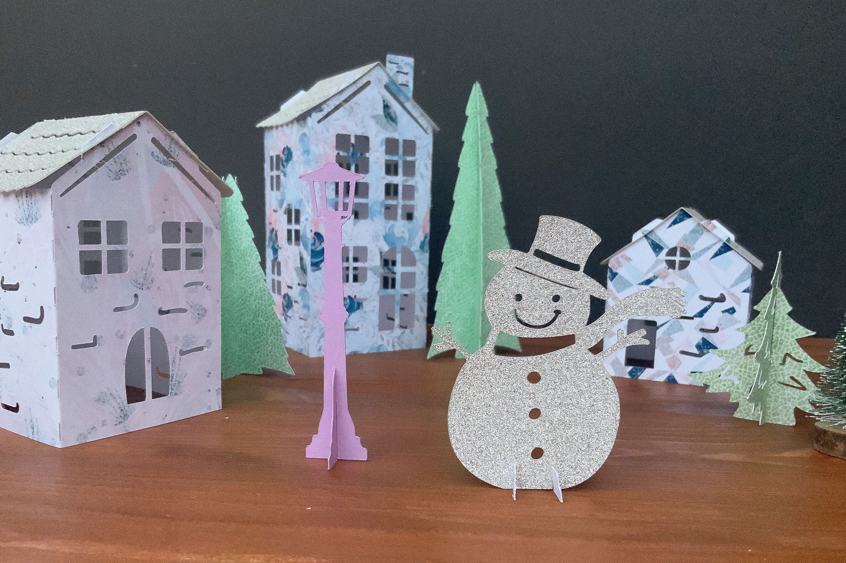 Download DIY Christmas Village SVG | Christmas SVG 3D Design