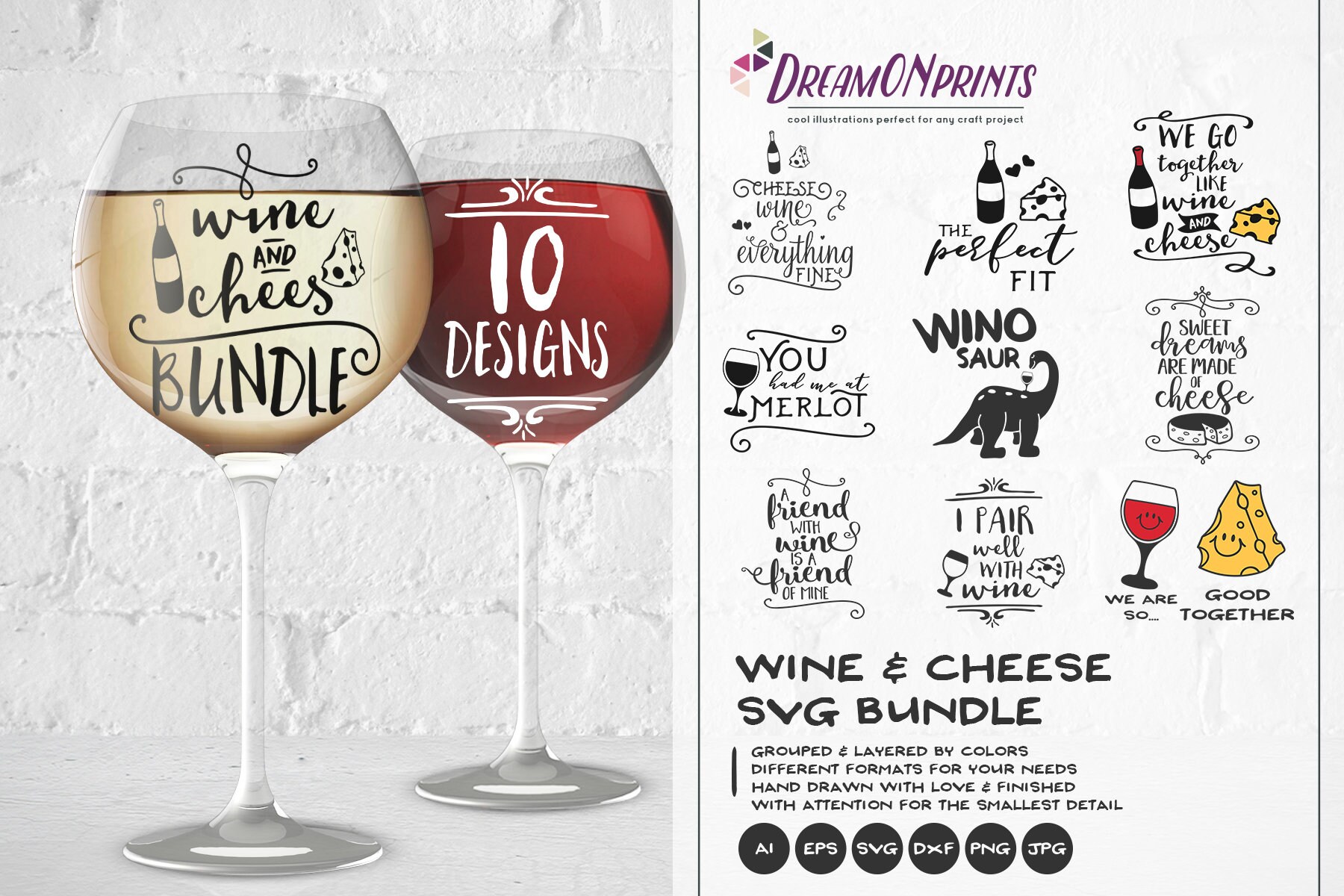Download Wine And Cheese Svg Bundle Wine Svg Cheese Svg Wine Lover Svg Food Svg Bundle Svg Dxf Svg Files For Cricut Silhouette Cutting Machines