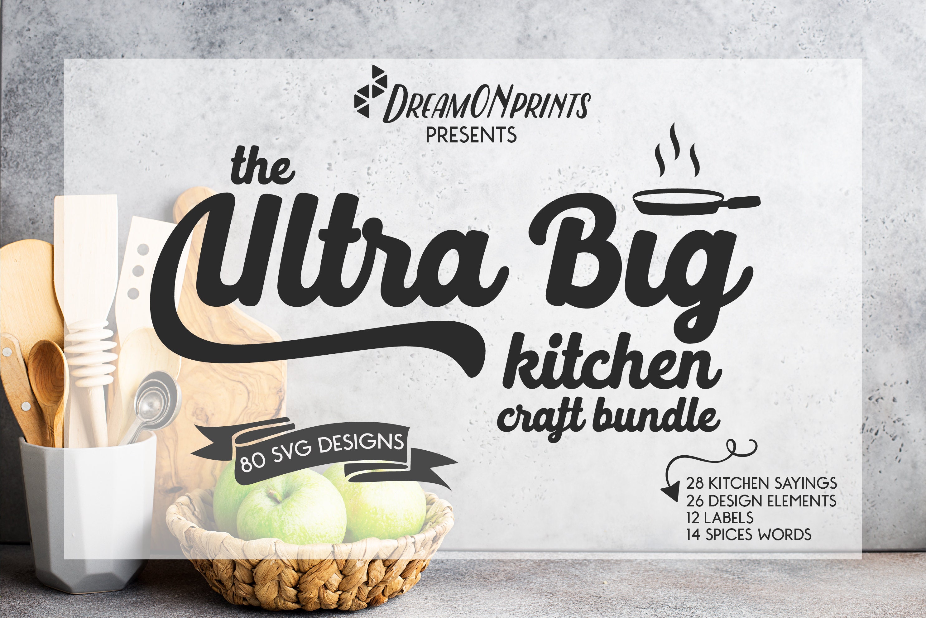 Download Ultra BIG Kitchen SVG Bundle | Food Bundle | Kitchen Signs ...