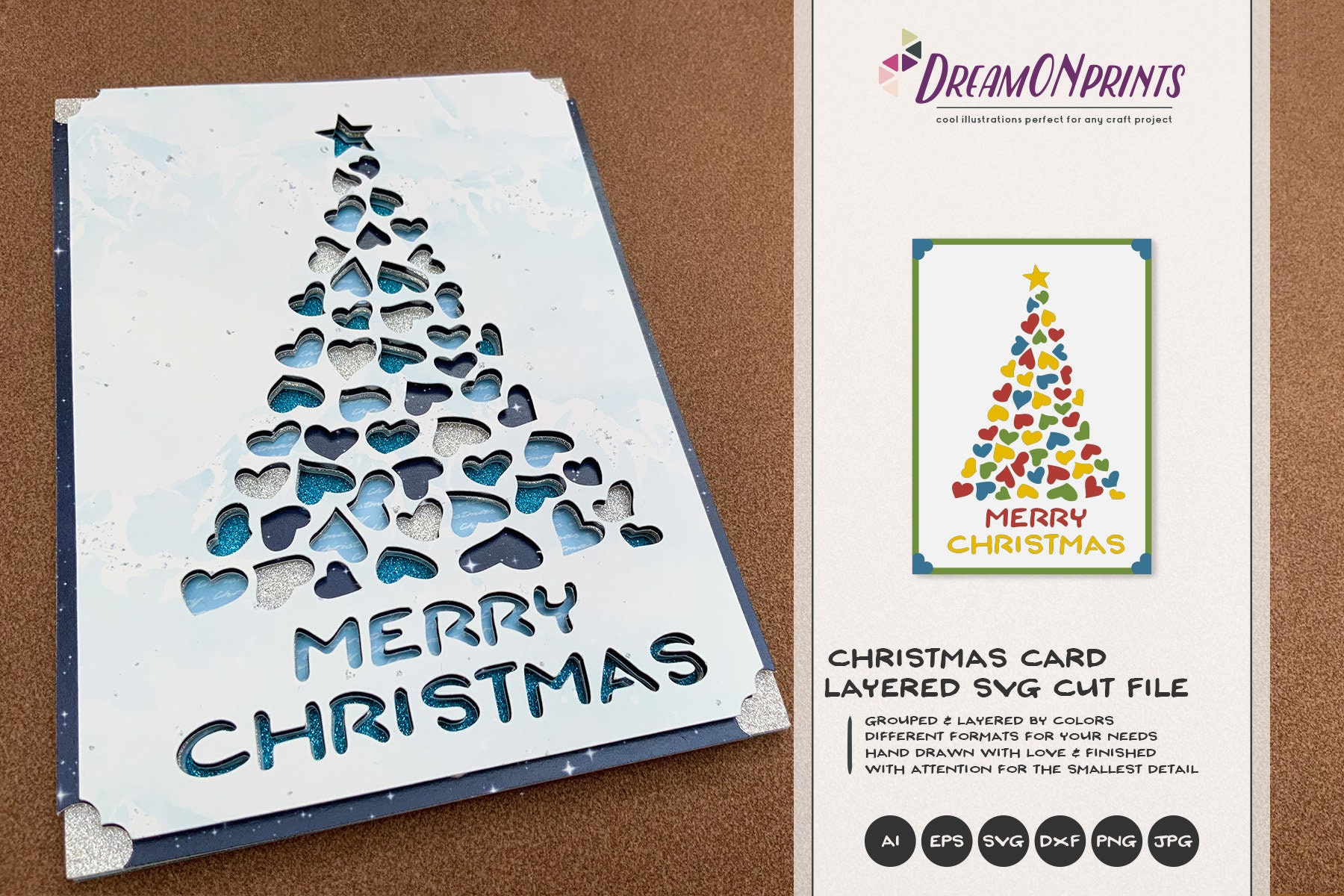 Download Christmas 3d Layered Svg Christmas Multi Layer Design