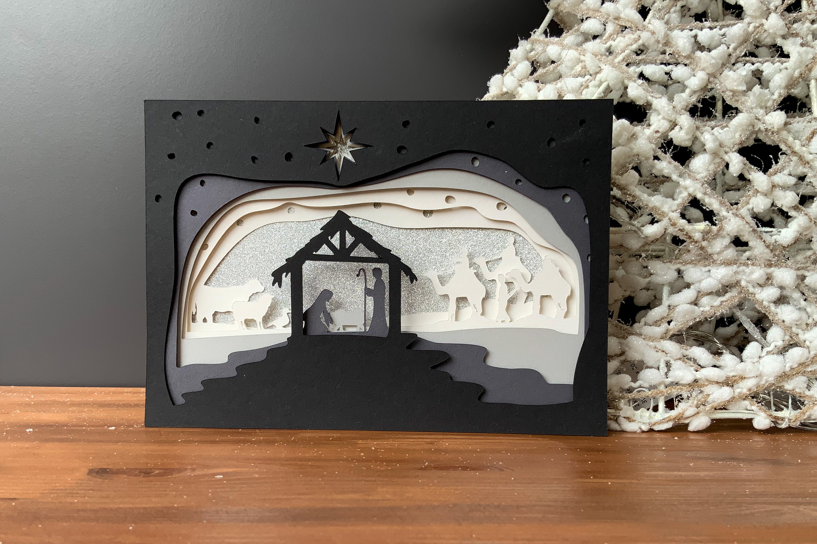 Download 3D Nativity Scene SVG | Christmas SVG 3D Layered Design ...