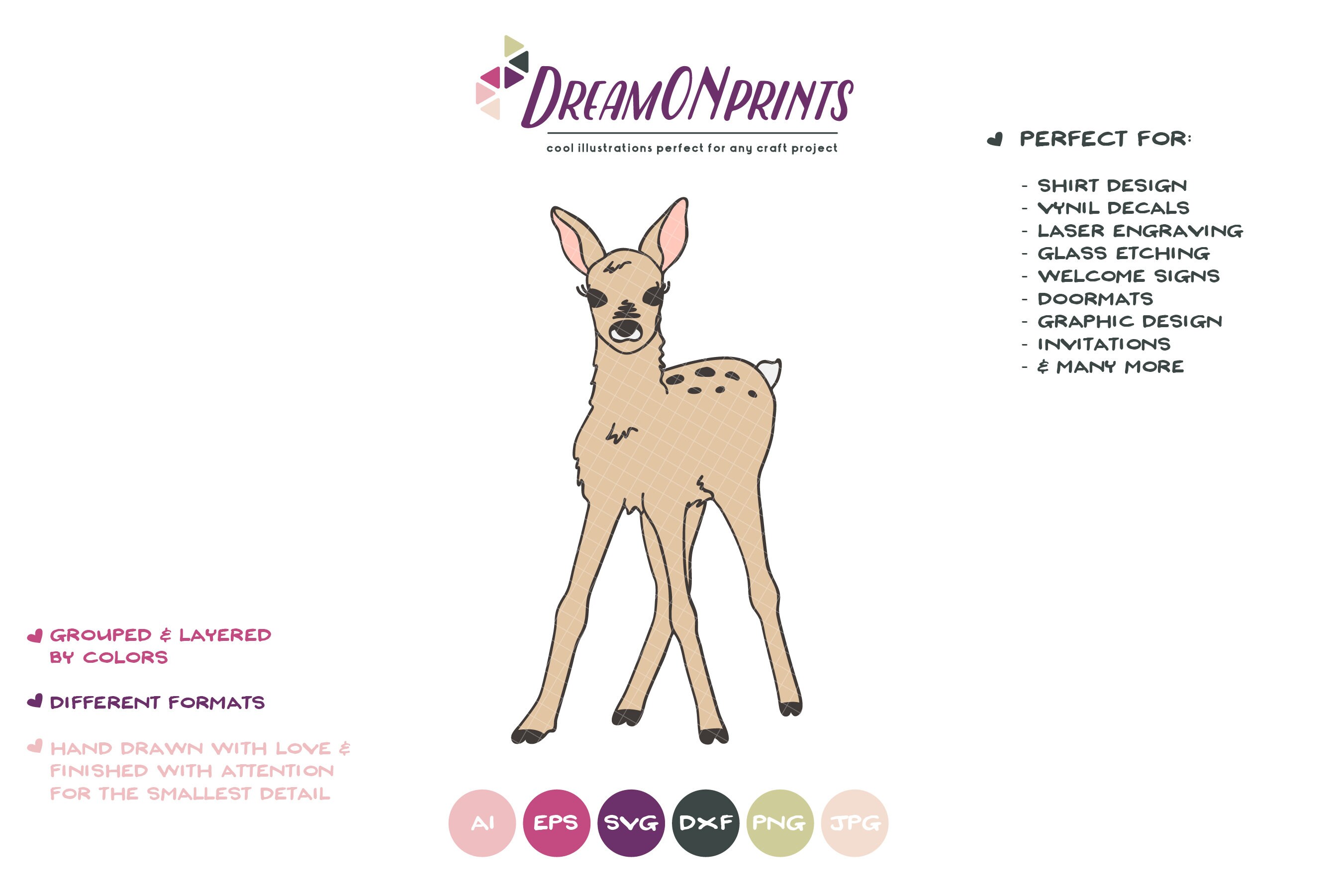 Download Woodland Animals Deer Svg Png Dxf Digital Cutting Filebaby Animal Svgdeer Quote Saying Svgnursery Decorkids Children S Room Deer Theme Digital Art Collectibles Kromasol Com