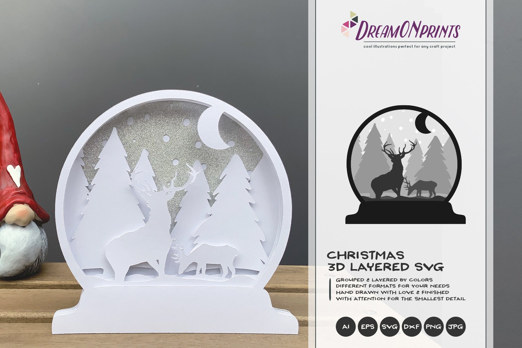 Free Free 221 3D Snow Globe Svg SVG PNG EPS DXF File