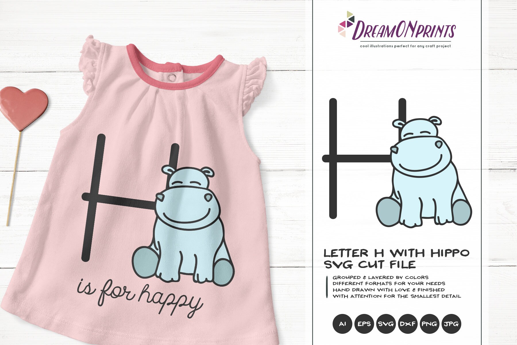 Download Hippo SVG Letter H SVG | Monogram Letter H