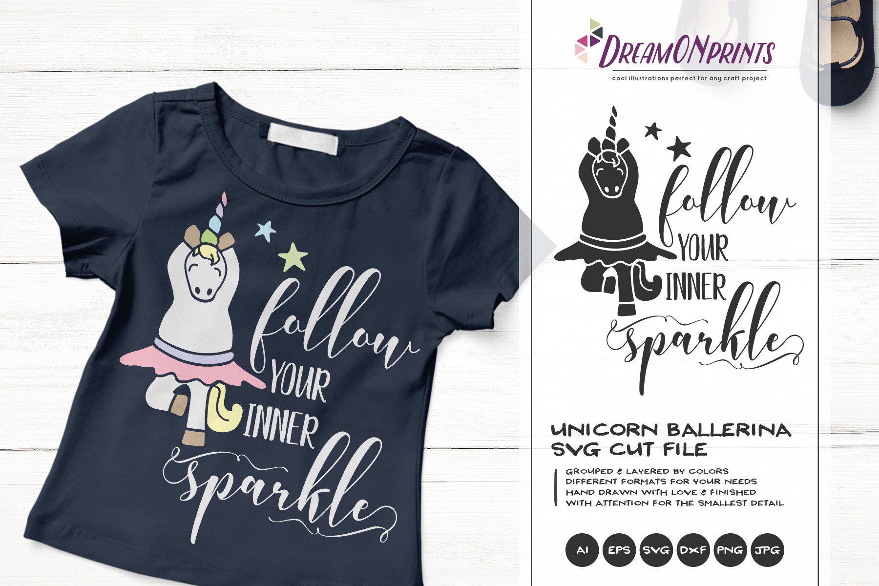 Download Unicorn Svg Ballerina Svg Ballet Svg Dancer Follow Your Sparkle Svg Unicorn Svg Girls Svg For Silhouette Svg For Cricut Cut Files Dop344