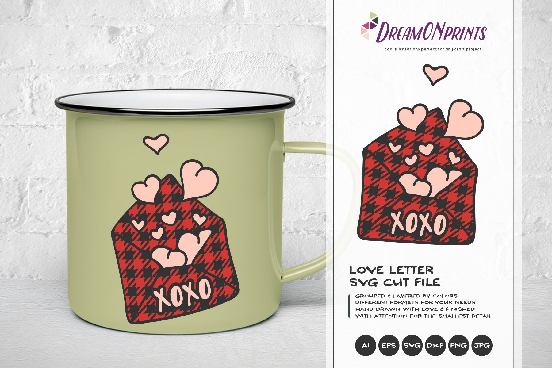 Download Love Letter SVG, Buffalo Plaid Svg, XOXO Svg, Hugs and Kisses SVg, Heart Svg, Married Svg for ...