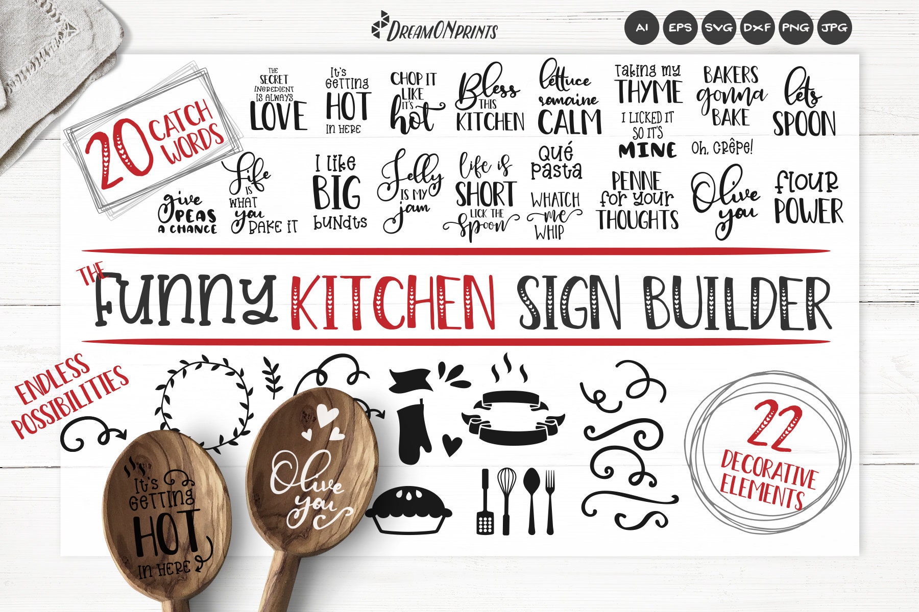 Download Kitchen Svg Bundle Funny Kitchen Sign Builder