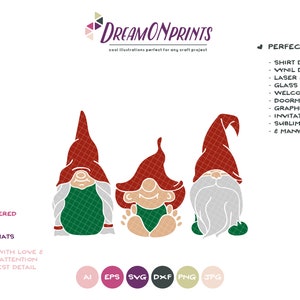 Download Cute Gnome Family SVG Christmas Gnome Cut Files Gnome | Etsy