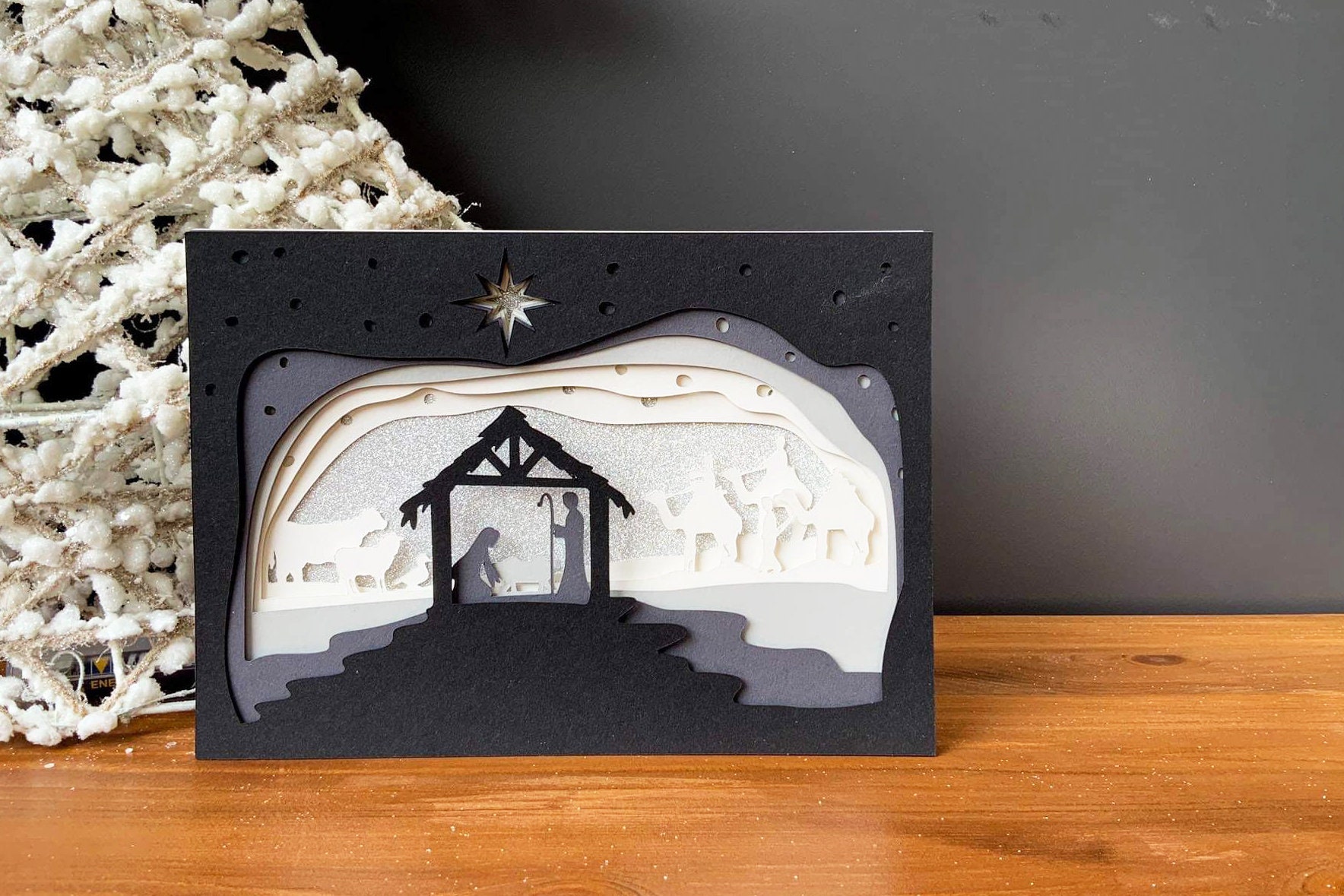 Download 3D Nativity Scene SVG | Christmas SVG 3D Layered Design ...