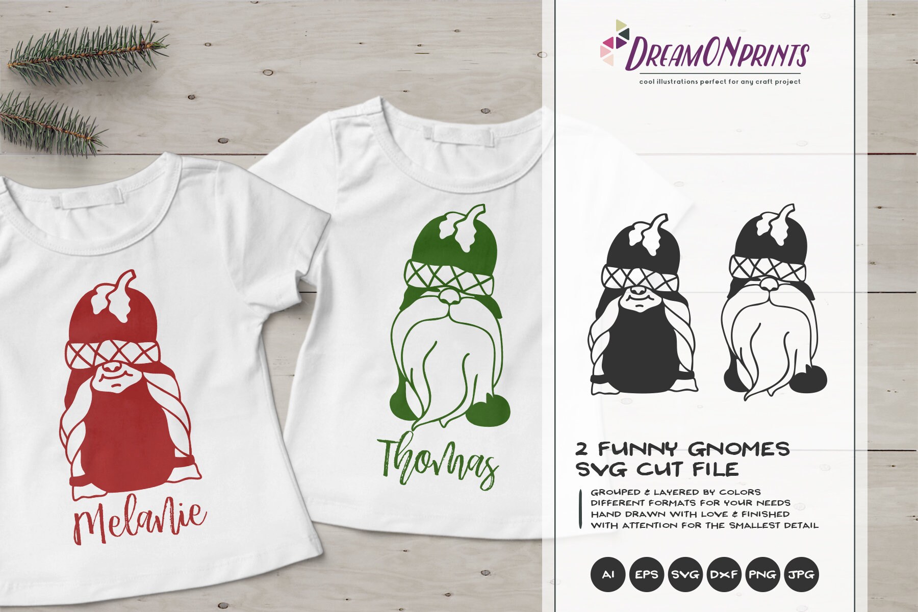 Free Free 76 Gnome Family Svg SVG PNG EPS DXF File