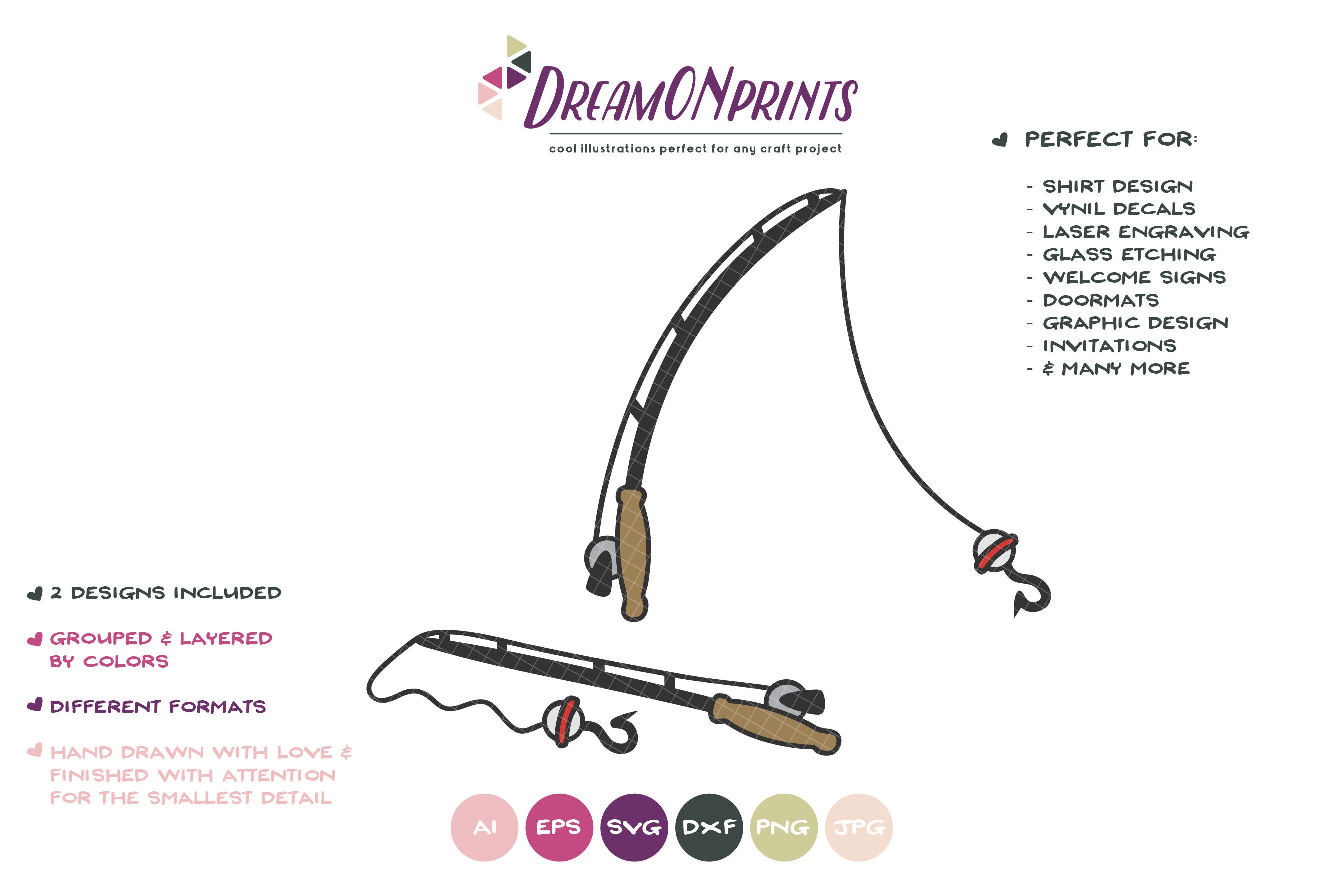 Free Free 93 Simple Fishing Pole Svg SVG PNG EPS DXF File