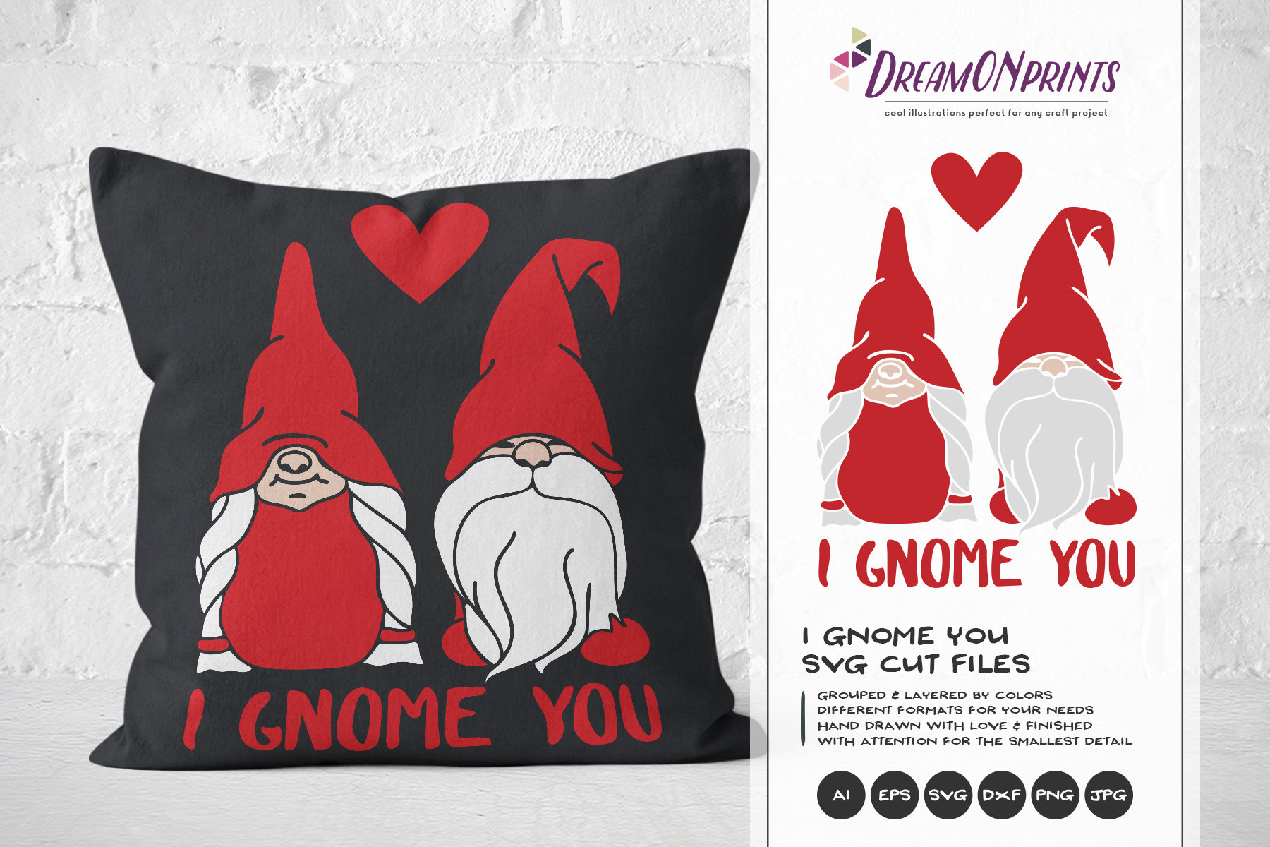 Download Valentines Day Svg Gnome With Heart Svg Gnome Svg Valentine Gnome I Gnome You Svg Love Gnomes Garden Gnome Clipart Svg Dop189