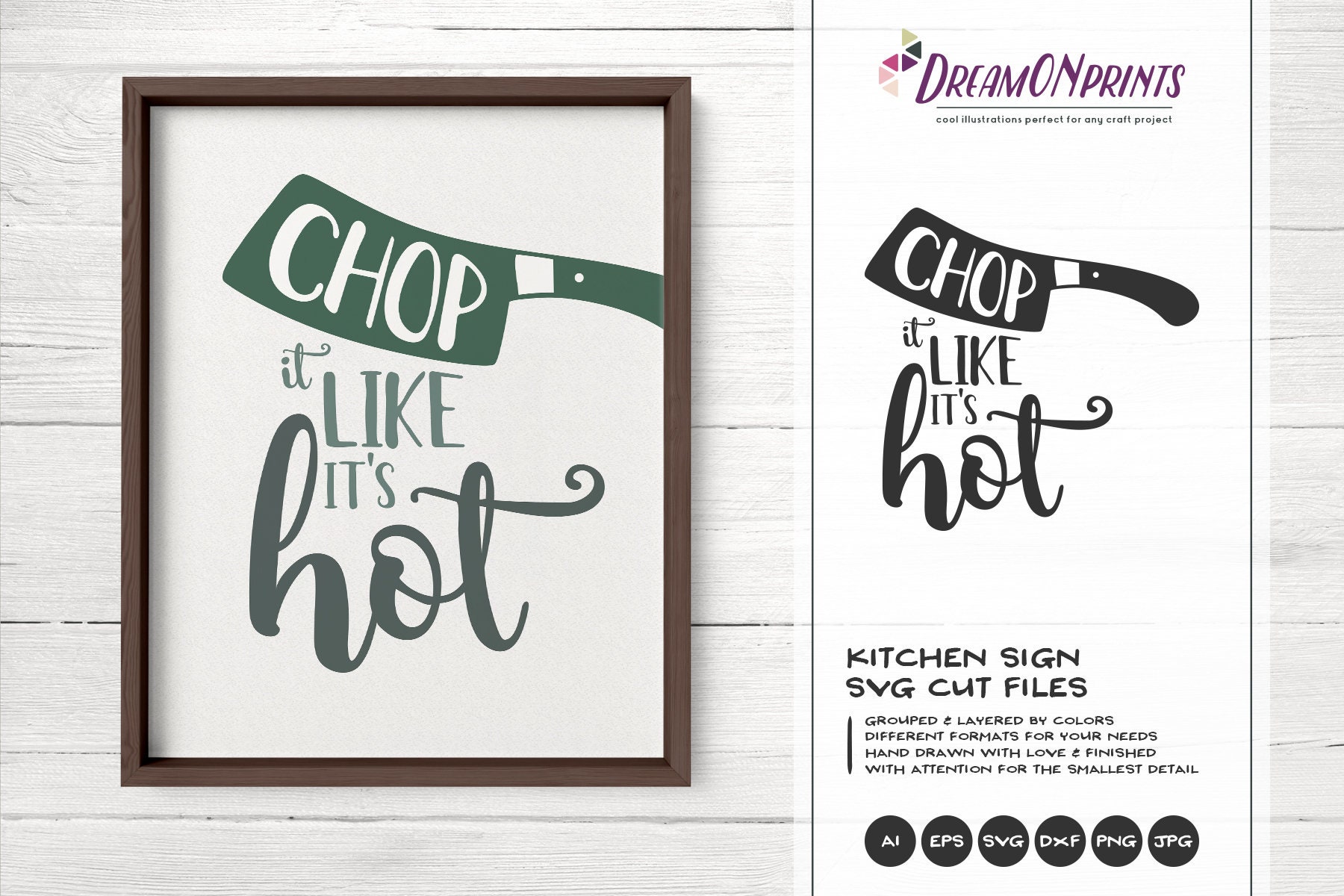 Download Kitchen Svg Funny Chef Svg Chop It Like It S Hot Svg Apron Svg Designs Svg Sign Making Cooking Svg Cricut Explore Dop211