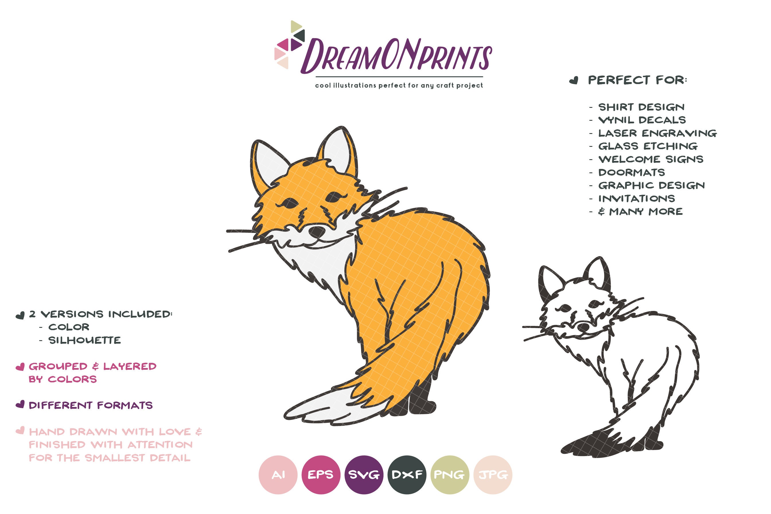 Download Fox SVG Animals, Kids SVG, Forest Animals Svg Cute Wild Svg Cut File, Nature, Animals Svg DXF ...