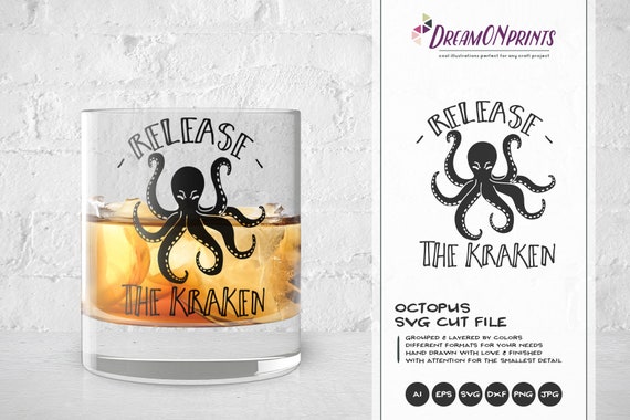 Octopus SVG | Release the Kraken SVG Cut Files