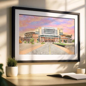 Neyland Stadium Print: Tennessee Volunteers Football Art