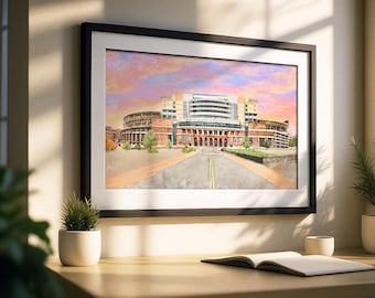 Neyland Stadium Print: Tennessee Volunteers Football Art