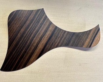 ThinWood™,Taylor, GA Style, Acoustic Pickguard, Macassar Ebony, Slant Grain, 5 inch Rosette 614 814 Special-Builders-LTD-Anniversary Edition