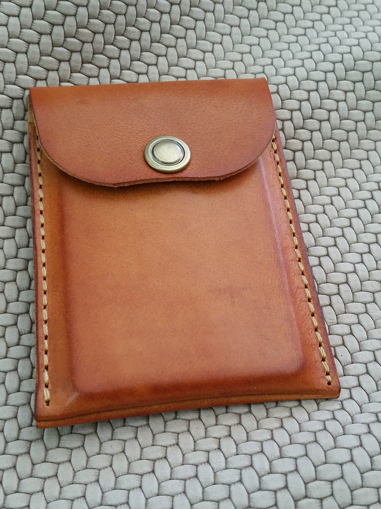 Leather Card Wallet Leather Credit Card Case Leather Business Etsy