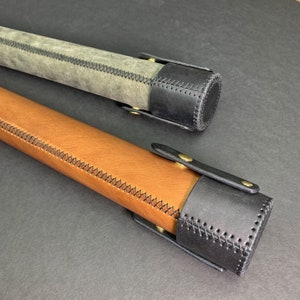 Leather Fly Rod Cases 