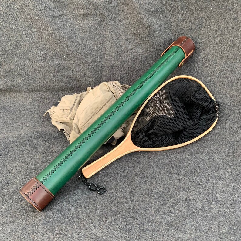 Leather Custom Fly Rod Case Etsy