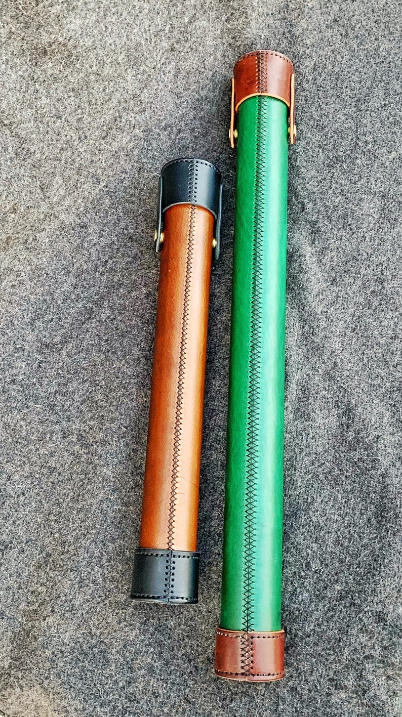 Leather Custom Fly Rod Case Etsy