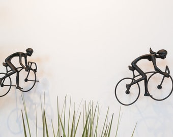 2 Piece 3D Sculpture Bicycle Wall Art Gift for Home Decor Interior