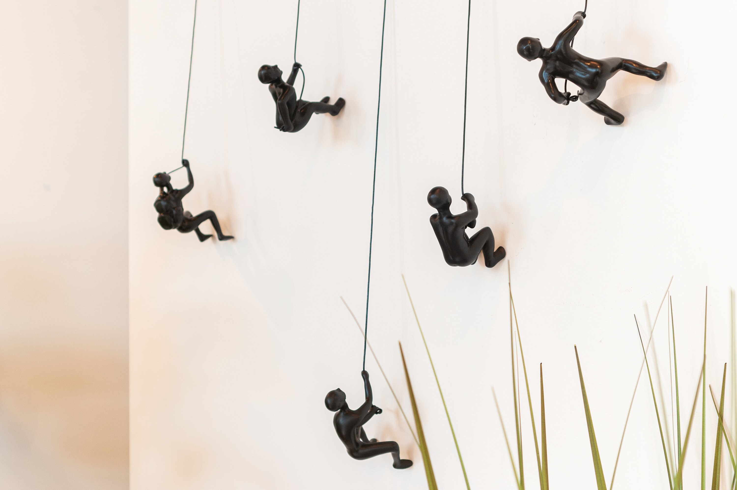 5 Piece Climbing Sculpture Wall Art Gift for Mountain Climber Etsy