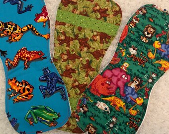 Burp cloths. Baby accessory free shipping baby boy gift shower gift animal fabric theme