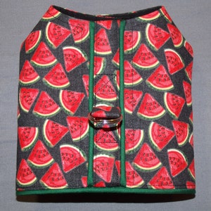 harness vest-watermelon slices
