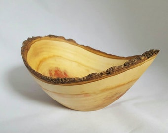 Natural Edge Boxelder Maple Bowl