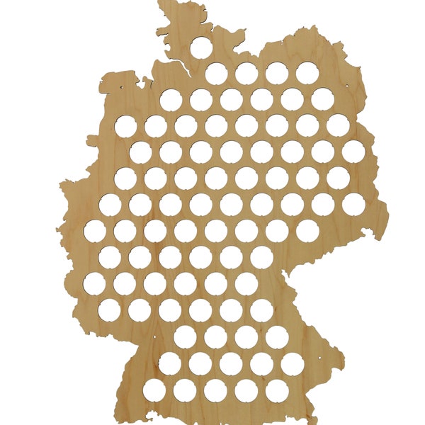 Germany Beer Cap Map