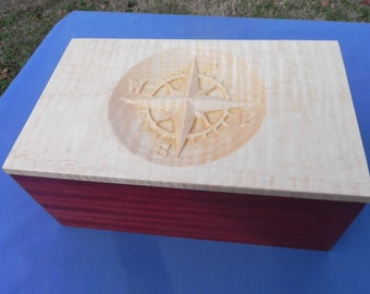 Small Exotic Wood Keepsake Box