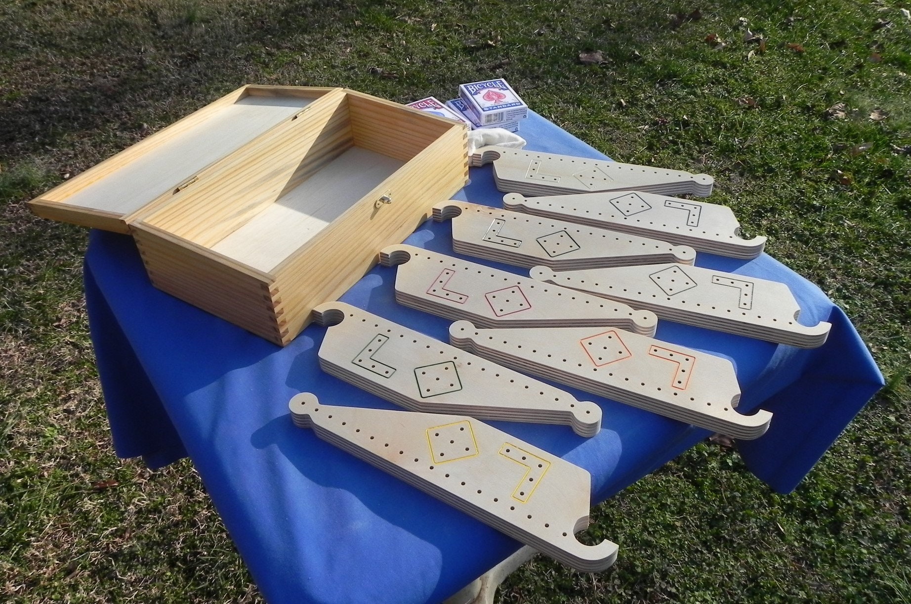 Rustic Pegs and Jokers Complete Set Etsy