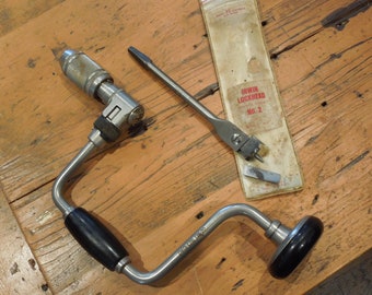 Stanley Bit Brace Hand Drill, Timber Framing Tool,  FREE SHIPPING!!