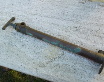 Brass Marine Hand Bilge Pump, Nautical Artifact, Boat Water Pump, FREE SHIPPING!!