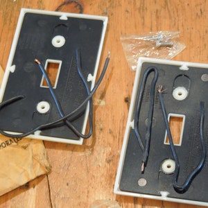 NOS Hubbell Lighted Switch Plates, New Old Stock Switch Plates Covers, Free Shipping image 3