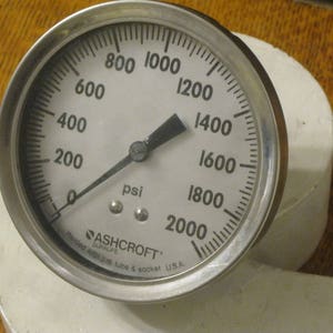 Steampunk, White Steampunk Gauge, Vintage Pressure Gauge, FREE SHIPPING!!