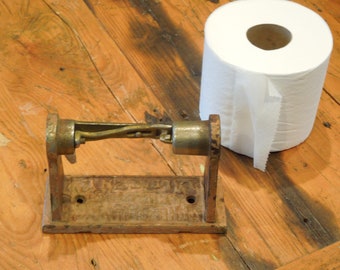 Rare 1800's Toilet Paper Holder, Cast Iron First Bathroom Paper Holder, FREE PRIORITY SHIPPING!!